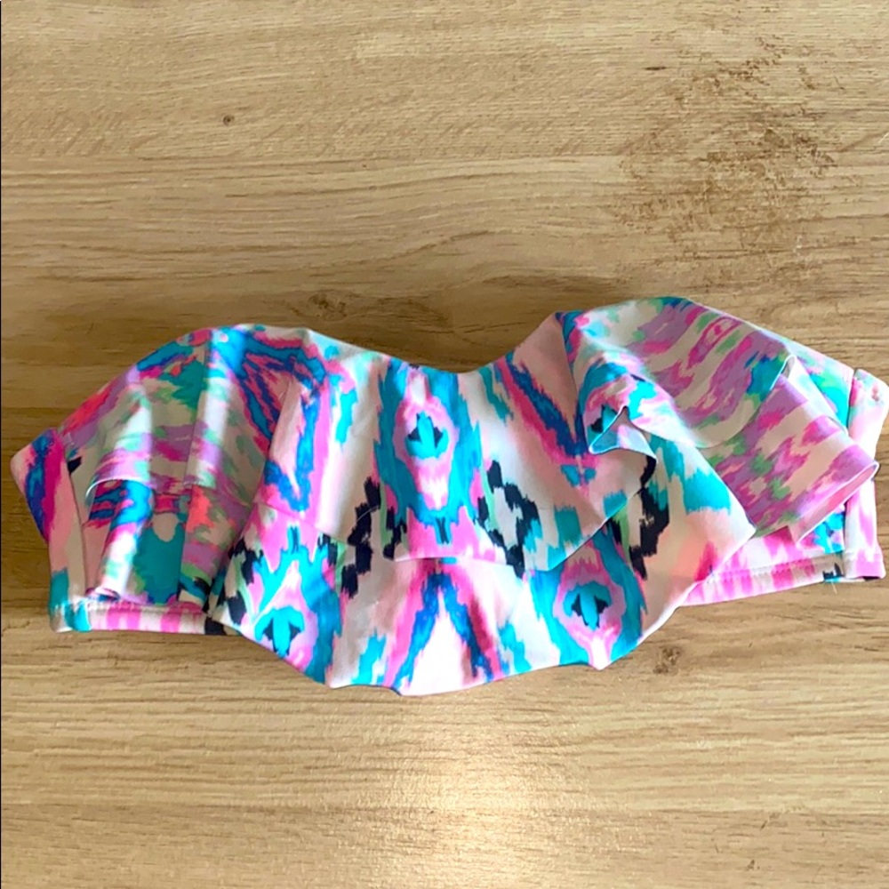 Swim suit top multicolor